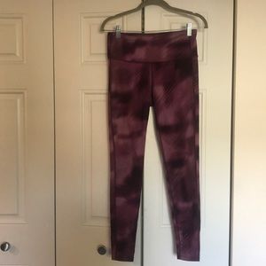 Athleta leggings maroon size small
